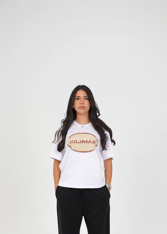 WHITE TOWN BOXY T-SHIRT