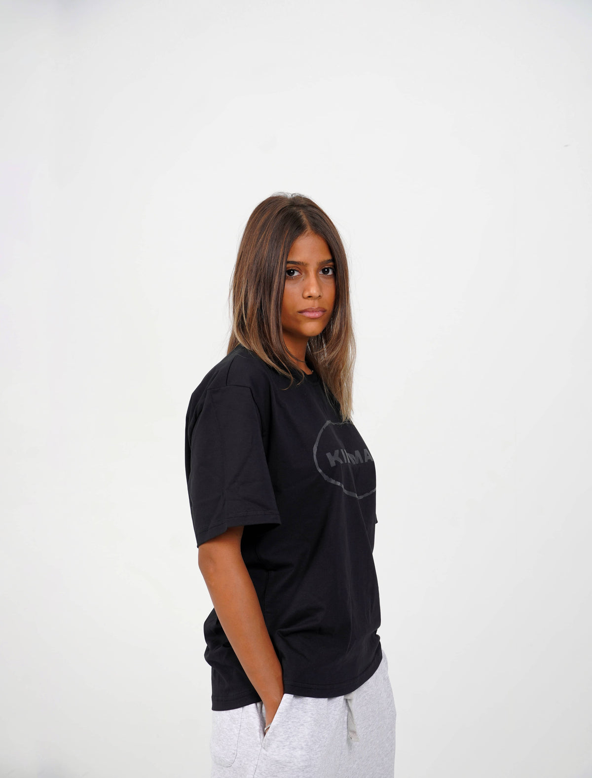 BLACK TOWN BOXY T-SHIRT